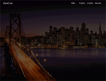 Tablet Screenshot of davidjue.com